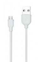 Cablu USB Remax Micro cable Soufle White