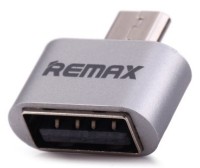 USB Кабель Remax Micro OTG USB Adapter Silver