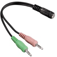 Cablu USB Hama 3.5mm to 2x3.5mm (00054572)