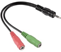 Cablu USB Hama 3.5mm to 2x3.5mm (00054573)