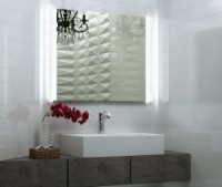 Oglindă baie cu iluminare LED O'Virro Isabela 100x120