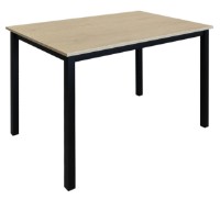 Masă pentru bucătărie Deco Mezo 120x75x75 Oak Sonoma/Black (T1MZ1207P4040)