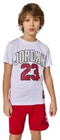 Tricou pentru copii Nike Jordan Practice Flight White, s.M imaginea #3 — magazin online Desire.md