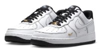 Кеды женские Nike Air Force 1 07 Mini Jewel White/Black/Metallic Gold, s.40.5
