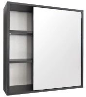 Шкаф с зеркалом Mashtab Alicante 11854 600x155x730mm Anthracite Matte
