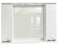 Шкаф с зеркалом Mashtab Delfin 9141 1000x200x720mm White