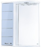 Шкаф с зеркалом Mashtab Modern 5669 600x200x720mm White/Blue