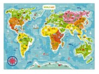 Пазл Dodo World Map 100pcs (300704)