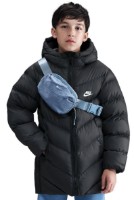 Geacă pentru copii Nike K Nsw Tf Adp Puffer Mid Thigh Black/White, s.XS