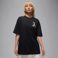 Tricou de dame Nike Jordan Flight Oversized Graphic Black, s.M