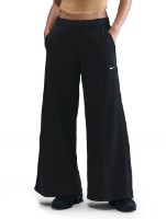 Женские спортивные штаны Nike Sportswear Mid-Rise Wide-Leg Black/Sail, s.M