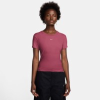 Tricou de dame Nike W Nsw Nk Chll Knt Md Crp Sweet Beet/Sail, s.XS