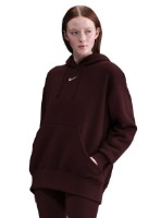 Женская толстовка Nike W Nsw Style Flc Po Os Burgundy Crush/Sail, s.S