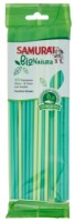 Paie de băut Samurai Bio Natura 24cm Green 40pcs