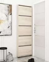 Rafturi pentru pantofi Mobildor-Lux Leo Slim 100x16x203 Oak Sonoma (00012976)