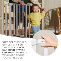 Porțile de siguranță Kinderkraft Lock Go White (KALOGO00WHT0000) imaginea #3 — magazin online Desire.md