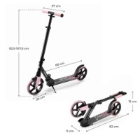 Самокат KinderKraft Freely Pink (KRFREE00PNK0000) фото №7 — интернет-магазин Desire.md