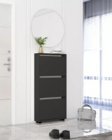 Rafturi pentru pantofi Mobildor-Lux Leo Slim 80x16x125 Anthracite (10008952) imaginea #1 — magazin online Desire.md