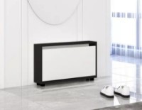 Обувница Mobildor-Lux Leo Slim 80x16x47 Anthracite/White (10008946) фото №1 — интернет-магазин Desire.md