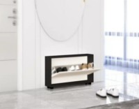 Обувница Mobildor-Lux Leo Slim 80x16x47 Anthracite/White (10008946) фото №2 — интернет-магазин Desire.md