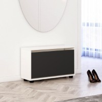 Rafturi pentru pantofi Mobildor-Lux Leo Slim 80x16x47 White/Anthracite (00013625)