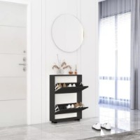 Rafturi pentru pantofi Mobildor-Lux Leo Slim 80x16x86 Anthracite (10008569) imaginea #2 — magazin online Desire.md
