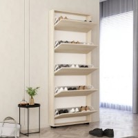 Rafturi pentru pantofi Mobildor-Lux Leo Slim 90x16x203 Oak Sonoma (10008935) imaginea #2 — magazin online Desire.md