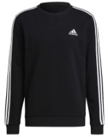 Hanorac pentru bărbați Adidas Sweater Essentials Fleece 3S Black/White, s.XL