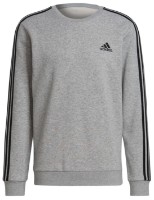 Hanorac pentru bărbați Adidas Sweater Essentials Fleece 3S Medium Grey Heather/Black, s.L