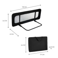 Bariera de siguranță pentru pătuț Kinderkraft Guard Dream Black (KAGUDR00BLK0000) imaginea #7 — magazin online Desire.md