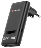 Зарядное устройство Verbatim Fold 'n' Go GaN Charger 65W Black (32354)