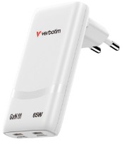 Зарядное устройство Verbatim Fold 'n' Go GaN Charger 65W White (32355)