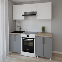 Bucătărie Smartex K1 180 White/Graphite (30002)