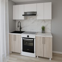 Bucătărie Smartex K1 180 White/Light Oak (30003)