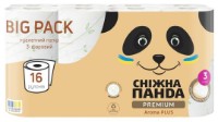 Hârtie igienica Снежная Панда Premium Aroma Plus 3 plies 16 rolls