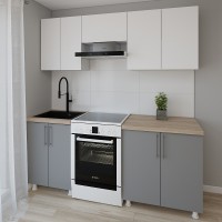 Bucătărie Smartex K1 200 White/Graphite (30008)