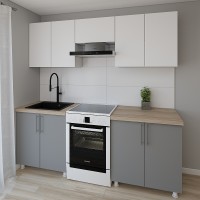 Bucătărie Smartex K1 220 White/Graphite (30014)