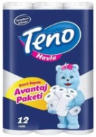 Бумажные полотенца Teno White 12 Rolls