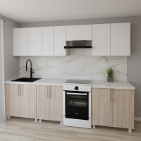 Bucătărie Smartex K1 280 White/Light Oak (30033)