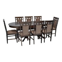 Комплект для столовой Evelin HV-31N Chocolate + 8 Deepa R Chocolate/Ekea-12