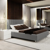 Кровать Bayro Ecoline Pro 1800x2000 Light Grey (118611)