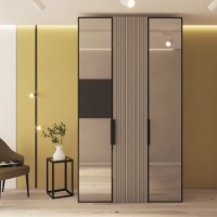 Шкаф Bayro Modena 1350x2400x530 Grey Stone (604783)