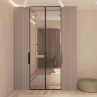 Шкаф Bayro Modena 1800x2400x530 Grey Stone (604785)