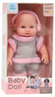 Păpușa New World 16cm Grey/Pink (822127)