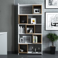 Masa de birou Trendy Cutie White/Walnut 120x65x75cm GTR001046 imaginea #2 — magazin online Desire.md