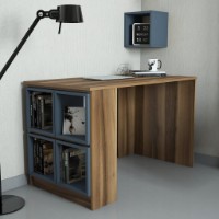 Masa de birou Trendy Cutie Walnut/Calcedony 120x75x65cm GTR001019 imaginea #1 — magazin online Desire.md