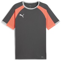 Мужская футболка Puma Individualliga Jersey Shadow Gray/Puma White/Glowing Red, s.XL