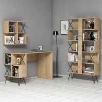 Masa de birou Trendy Extra 2 Oak 120x60x78.8cm GTR001053 imaginea #1 — magazin online Desire.md