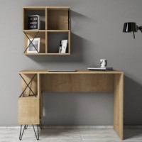 Masa de birou Trendy Extra 2 Oak 120x60x78.8cm GTR001053 imaginea #4 — magazin online Desire.md