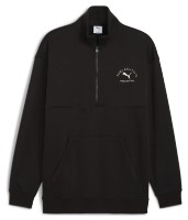 Мужская толстовка Puma Class Half Zip Fl Puma Black, s.M
